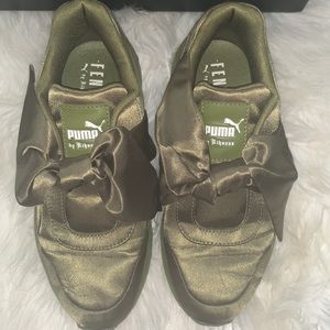 Puma Fenty by Rihanna Olive Green Sneakers